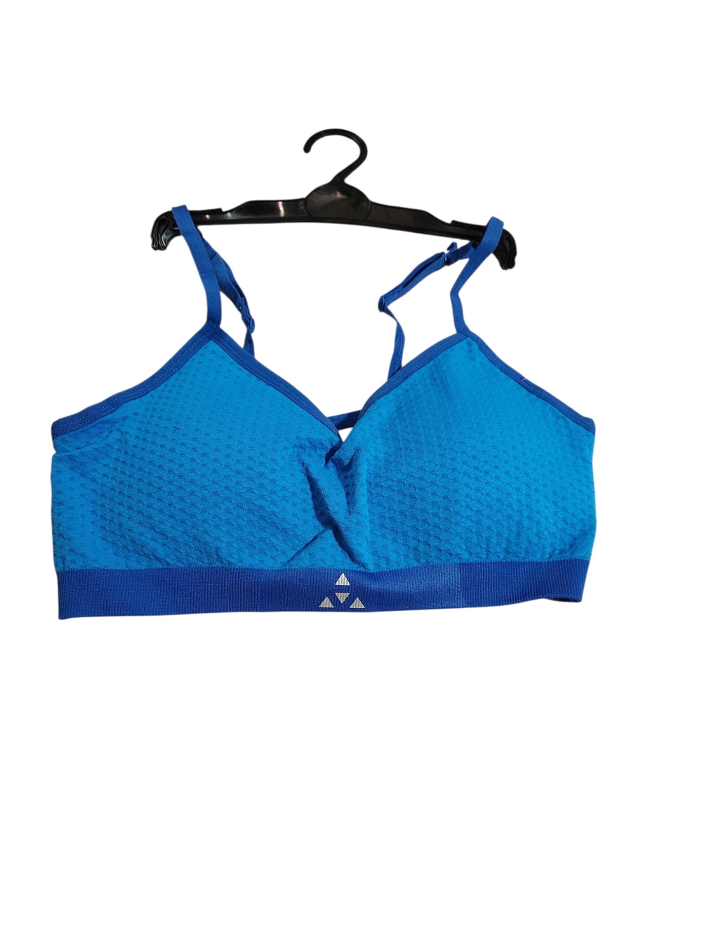 Light Support Seamless Sports Bralette - Vibrant Blue